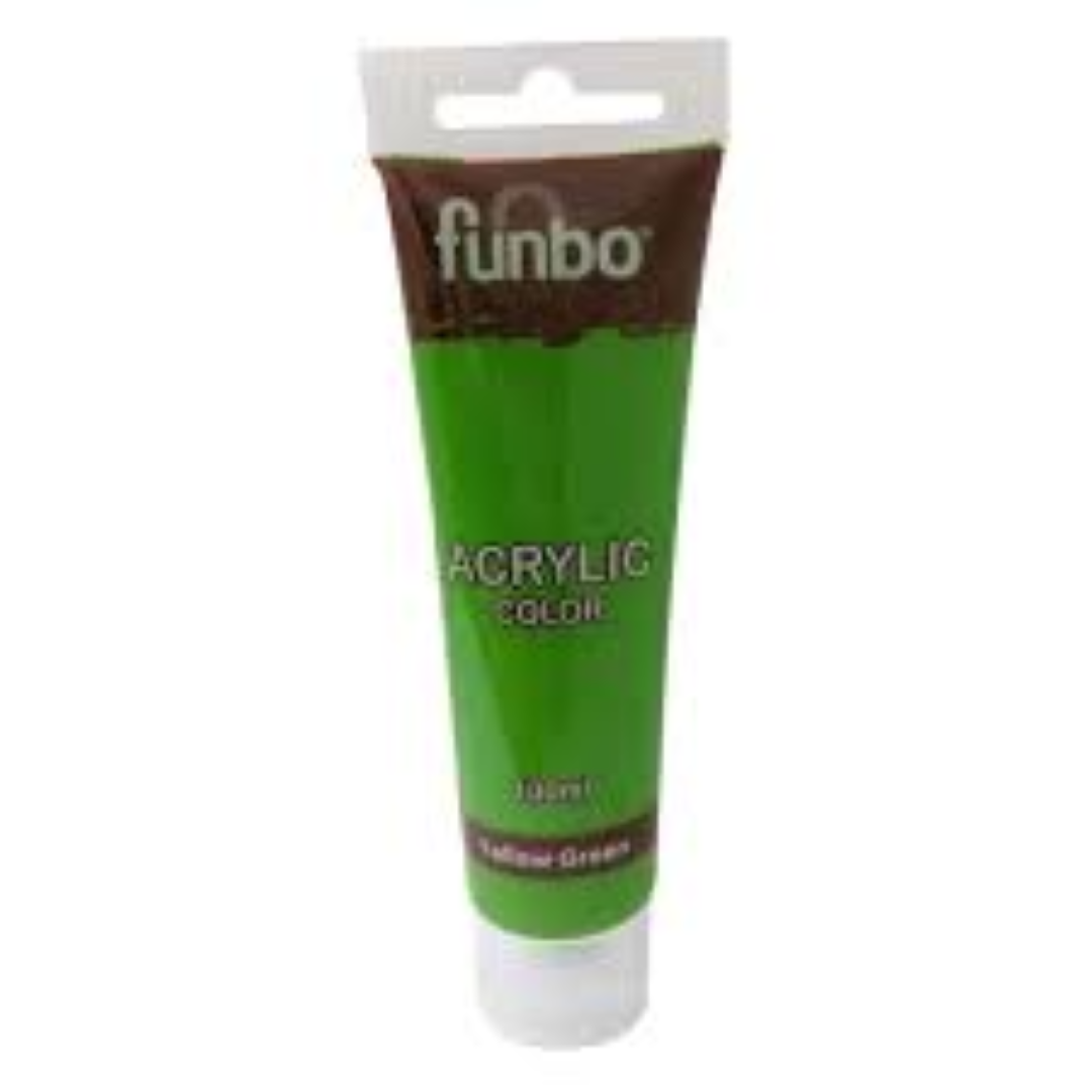 Funbo Acrylic TUBE 100ml 78 YELLOW GREEN FO-AC-100-078